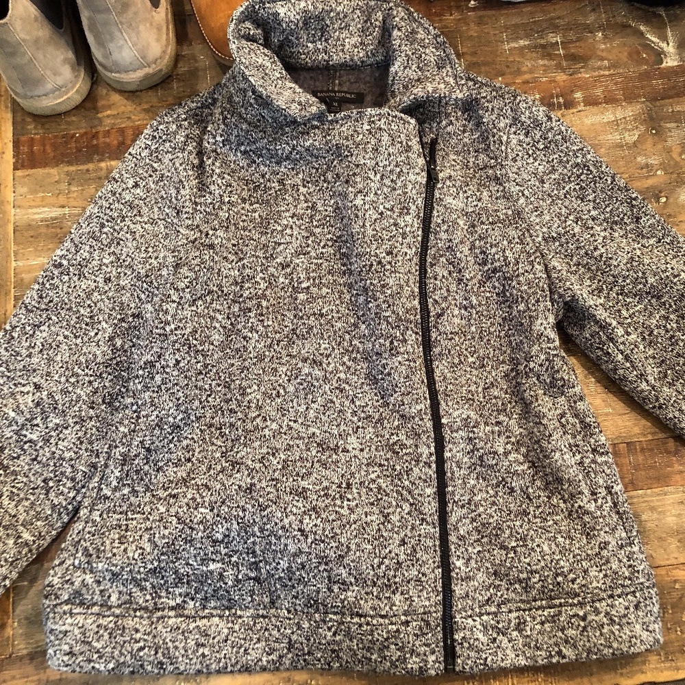 Brand NEW Moto Sweater Jacket